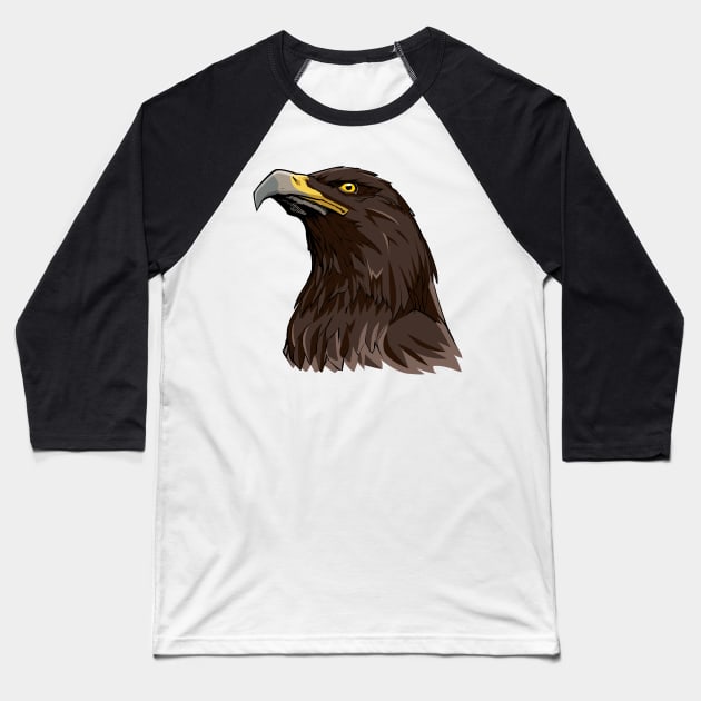 Golden Eagle Baseball T-Shirt by Malchev